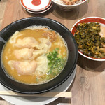 広州市場 - 濃厚海老雲吞麺・ルーロー飯セット（税込993円）