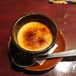 りょうりや 御旅屋 - 和三盆の凍ったプリン