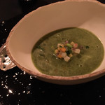 ガストロノミー ジョエル・ロブション - ミネストローネ ボタン海老を鮮やかな旬の野菜とバジルでエスコート