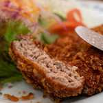 キッチンさつま - 2019.9 黒豚メンチカツ単品（1,231円、内税）