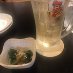 定食酒場 二代目なすび - ハイボールとお通し