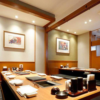 Equipped with a private room with a sunken kotatsu that can accommodate up to 30 people◎