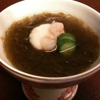 人形町今半 本店 - お通しのもずく酢