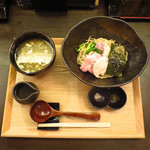 つけ麺 山崎 - 昆布水つけ麺（塩）900円