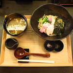 つけ麺 山崎 - 昆布水つけ麺（醤油）800円