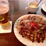 ダルウィニー - 豚たま　生ビール
