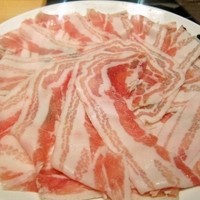 瓢嘻 赤坂店 - 豚しゃぶ用のお肉１人前。十分な量です