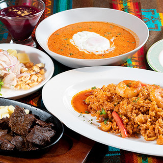 Full of authentic Peruvian Cuisine ★The “Peruvian Cuisine Introduction Course” is also highly recommended