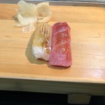 鮨の魚政 - 松川カレイ、中トロ