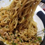 運命を変える拉麺屋 丹心 - 混ぜそばを混ぜ混ぜ～