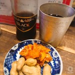 バルタン食堂 - タイカクテル(ブラック)はカシスのような味で濃くて美味しく！