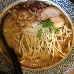 麺Dining比内地鶏白湯らーめん志道 - 焦がしにんにく ブラック