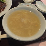 香港料理 喜楽坊 - コーン玉子スープ