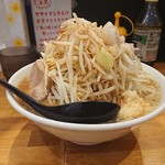 麺や 久二郎 - 小ラーメン　ヤサイ・ニンニク・アブラ・カラメ！