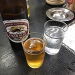 四日市飯店 - ビール(大) キリンラガービール