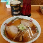 くどうラーメン - チャーシュー麺(中)。