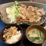 青空食堂 - しょうが焼き(肉大盛)