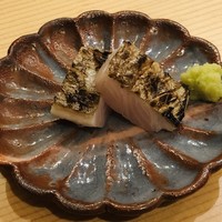 銀座いち分 - 竹岡産太刀魚の塩タタキ