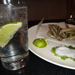 ｍｉｔｒａ⇒mitra - ジントニックときびなご天ぷら