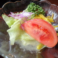 赤坂 津つ井 総本店 - セットのサラダ