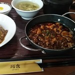 yaesufu-ron - Cセット 福龍麻婆豆腐、主菜A（麻婆茄子）980円 ♪　