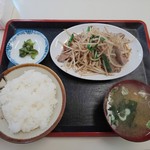 Goban Shokudou - レバニラ炒め定食 750円