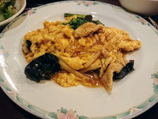 チャイナRai 中国料理 - 豚肉と玉子、キクラゲ炒め