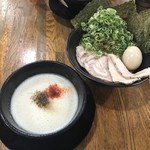 Ramen光鶏 - 特製つけ麺 ネギトッピング