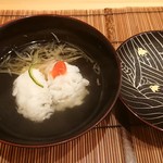 馬車道 大かわ - 鱧の椀