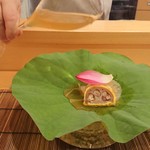 馬車道 大かわ - そうめん　すっぽん出汁