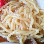 味の美和 - 麺アップ