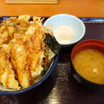 Tendon Tenya - 温玉味噌汁付