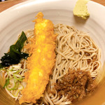 峠そば - いか天麩羅＆冷掛け蕎麦
