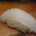 鮨 おさむ - 「イカ」　十勝で見るダイヤモンドダストの様な佇まい