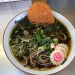 桃中軒 - みしまコロッケそば 420円。