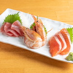 Shokusai Kuraya - 三種のお造り