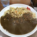 永遠 - チャーハンカレー 大盛り