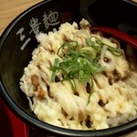 三豊麺 斬 - 本日の丼チャーマヨ丼