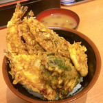 天ぷら 豊野 - 天丼 小 ¥800