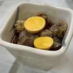 源蔵本店 - 鳥もつ煮 450円