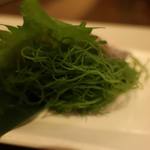 酒菜坊 橋蔵 - いわし刺　ズームアップ