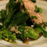 酒菜坊 橋蔵 - 菜花からし和え　ズームアップ