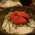 酒菜坊 橋蔵 - だし茶漬け＜梅・明太子＞　ズームアップ