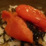 酒菜坊 橋蔵 - だし茶漬け＜梅・明太子＞　ズームアップ