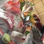 丸秀鮮魚店 - お刺身三種盛り