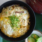 レストラン二ツ森 - 手揉みゼンマイ卵丼