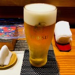 鮨匠 のむら - エビス生ビール