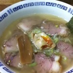 手打ち G麺 - 塩チャーシュー500円！