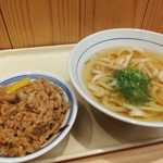 つるまる - 朝うどんセットB¥410