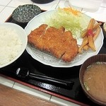 豚肉料理専門店 ねじめ食堂 - ロースとんかつ定食790円